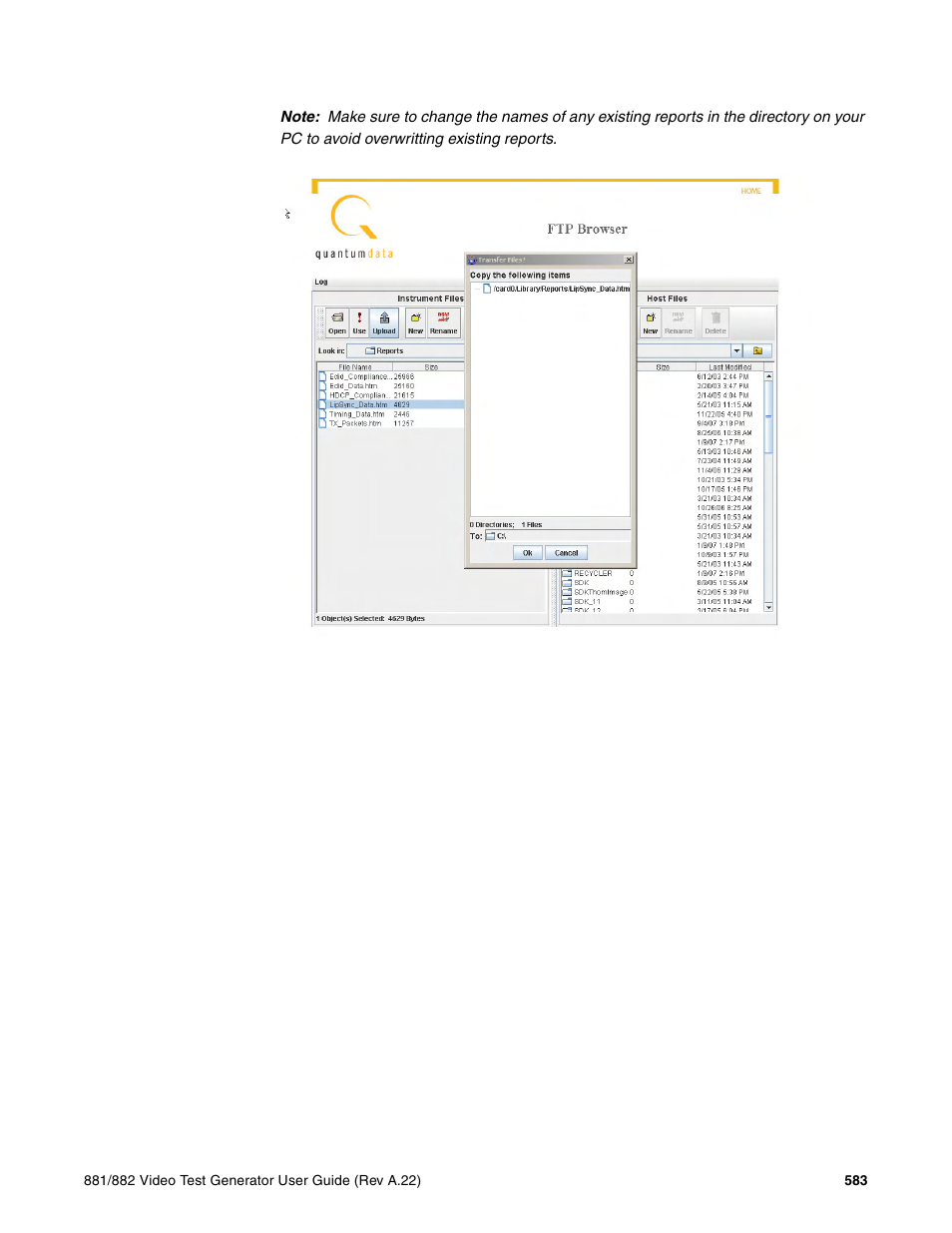 Quantum Data 881 User Manual | Page 601 / 1268