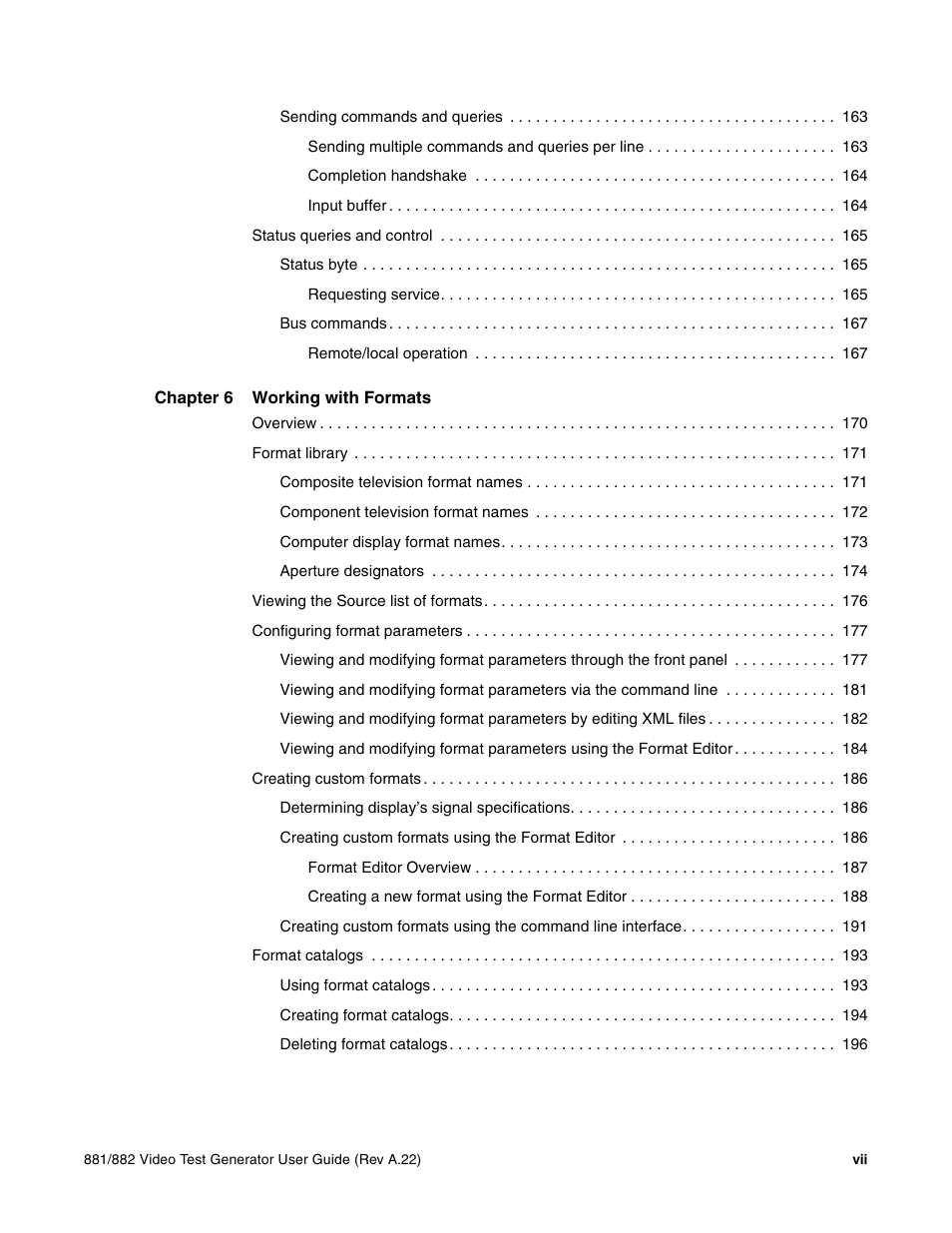 Quantum Data 881 User Manual | Page 7 / 1268