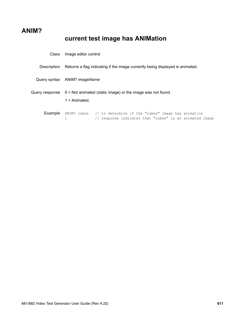 Anim | Quantum Data 881 User Manual | Page 727 / 1268