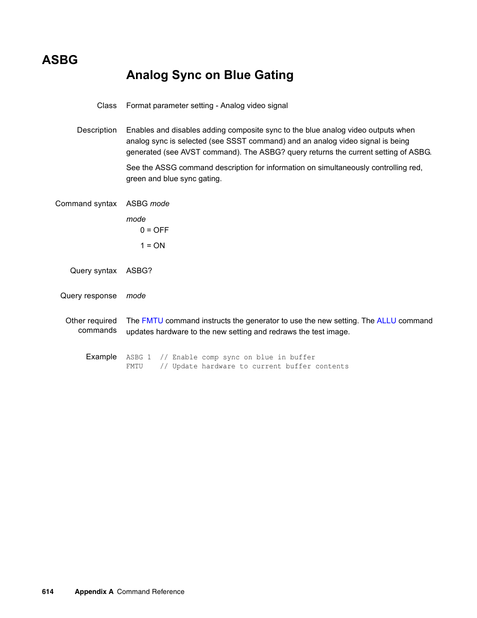 Asbg | Quantum Data 881 User Manual | Page 730 / 1268