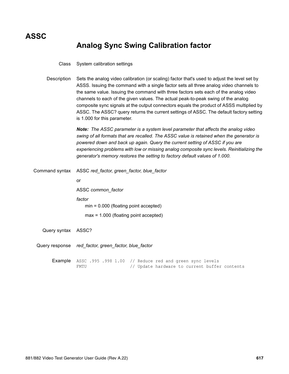 Assc | Quantum Data 881 User Manual | Page 733 / 1268