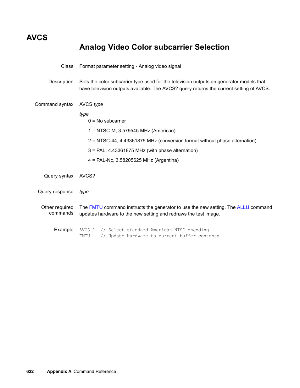 Avcs | Quantum Data 881 User Manual | Page 738 / 1268