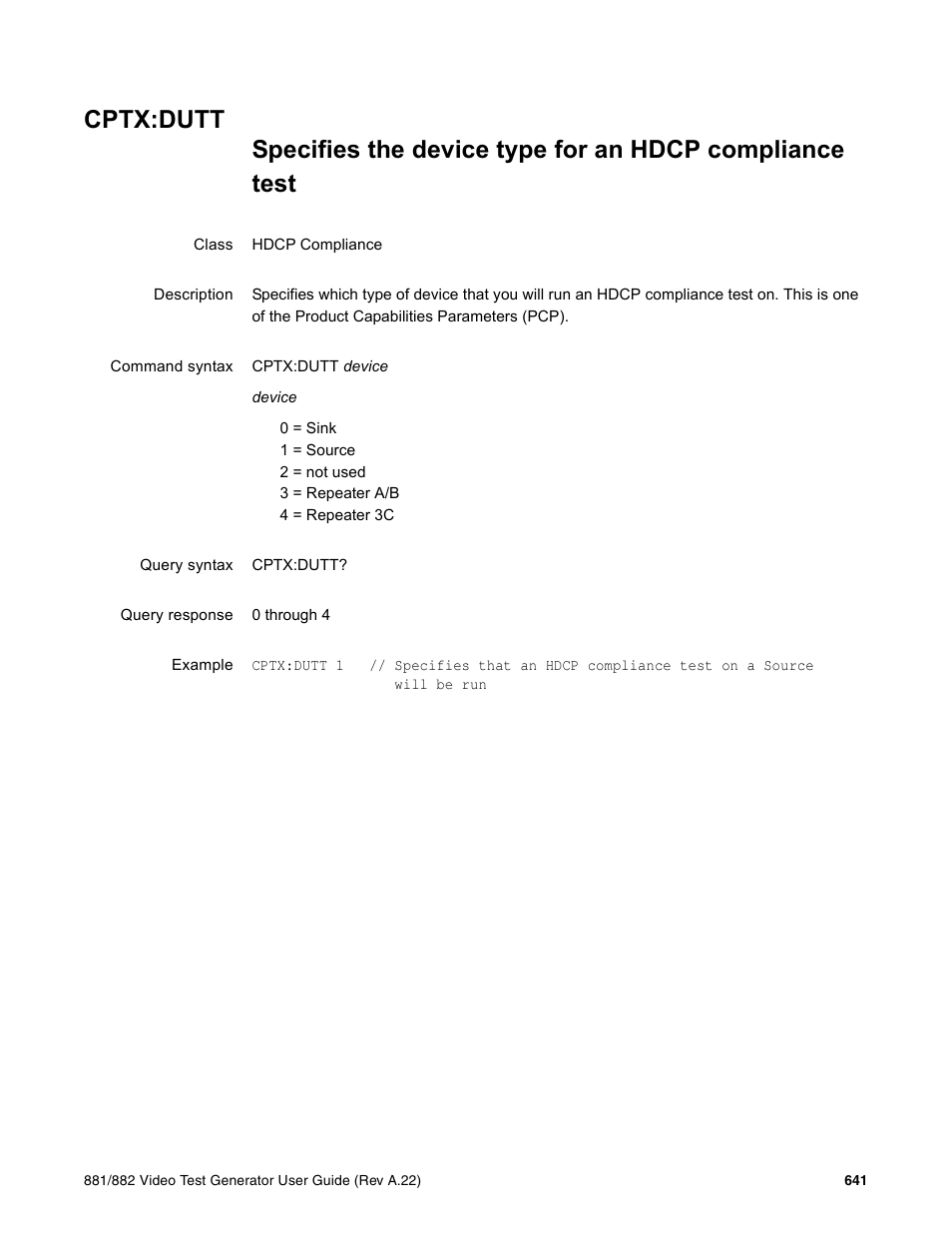 Cptx:dutt | Quantum Data 881 User Manual | Page 757 / 1268