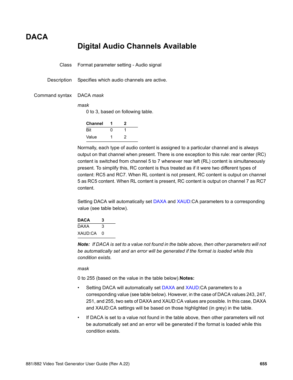 Daca | Quantum Data 881 User Manual | Page 771 / 1268