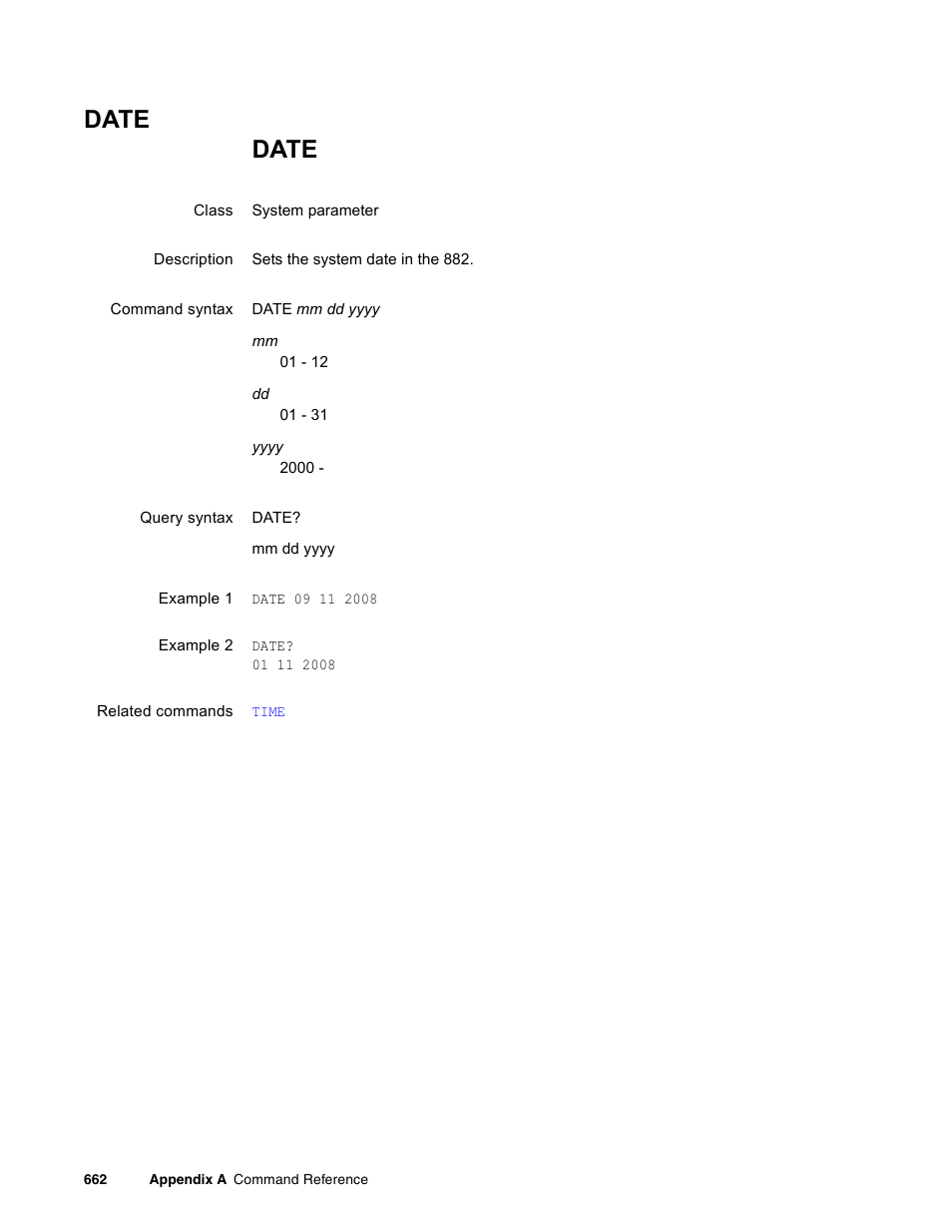 Date | Quantum Data 881 User Manual | Page 778 / 1268