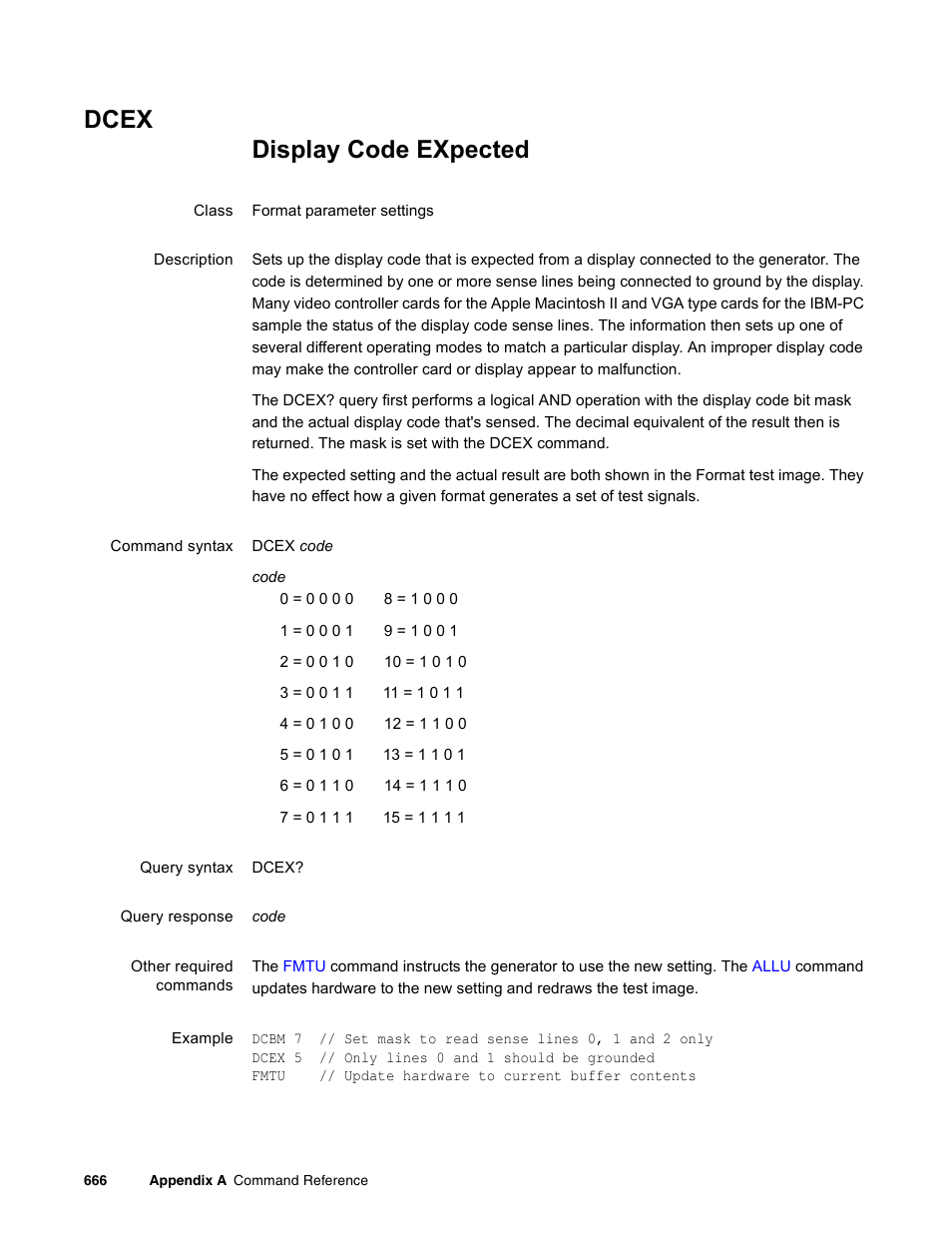 Dcex | Quantum Data 881 User Manual | Page 782 / 1268