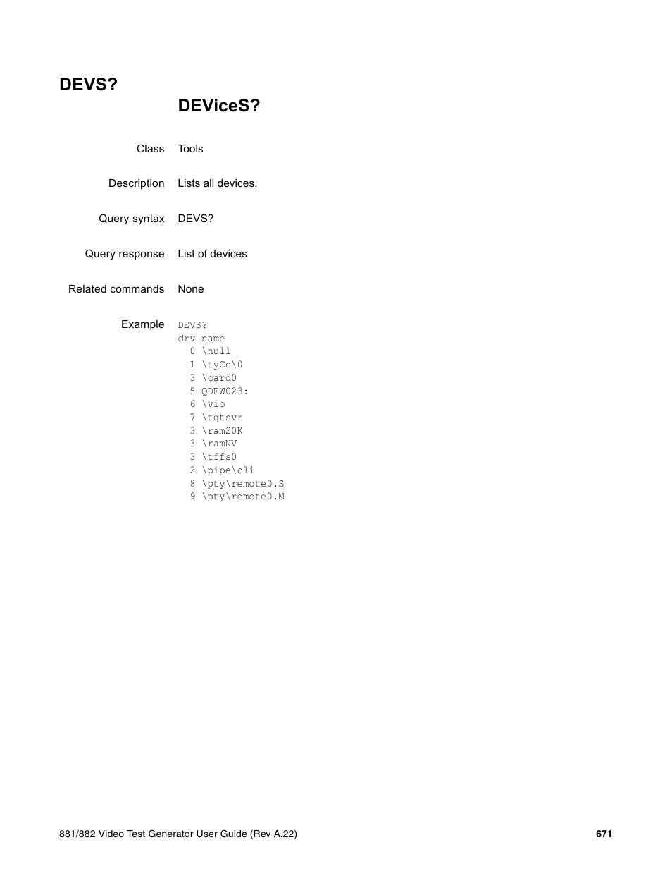 Devs | Quantum Data 881 User Manual | Page 787 / 1268