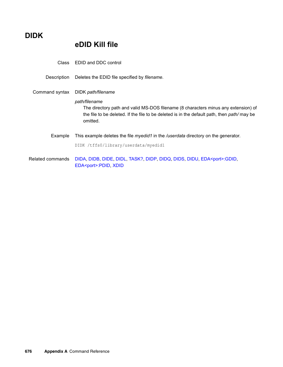 Didk | Quantum Data 881 User Manual | Page 792 / 1268
