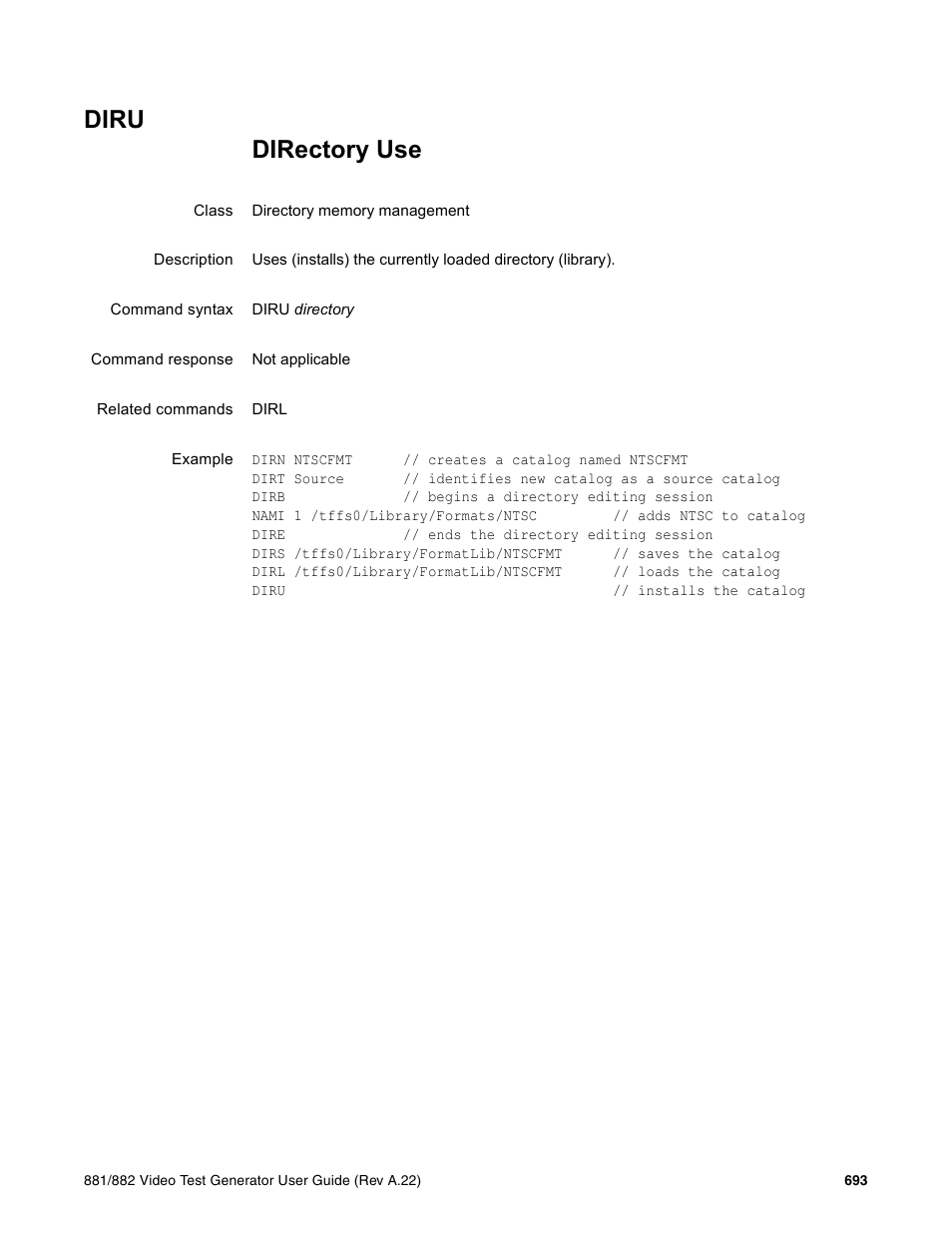 Diru | Quantum Data 881 User Manual | Page 809 / 1268