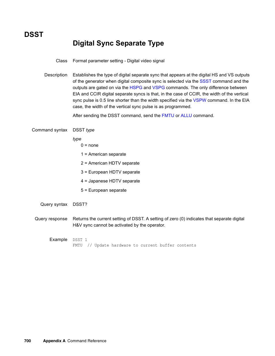Dsst | Quantum Data 881 User Manual | Page 816 / 1268