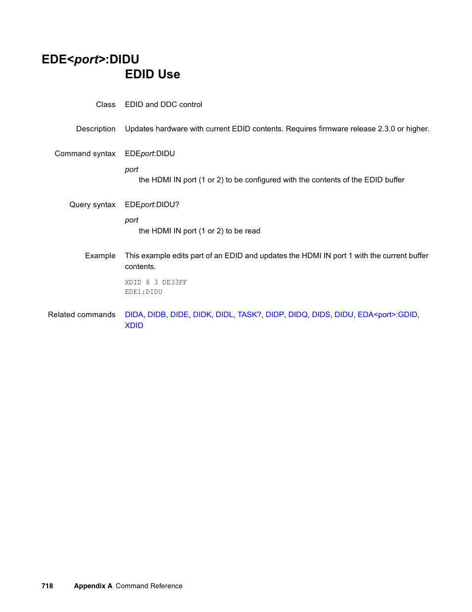 Ede<port>:didu | Quantum Data 881 User Manual | Page 834 / 1268