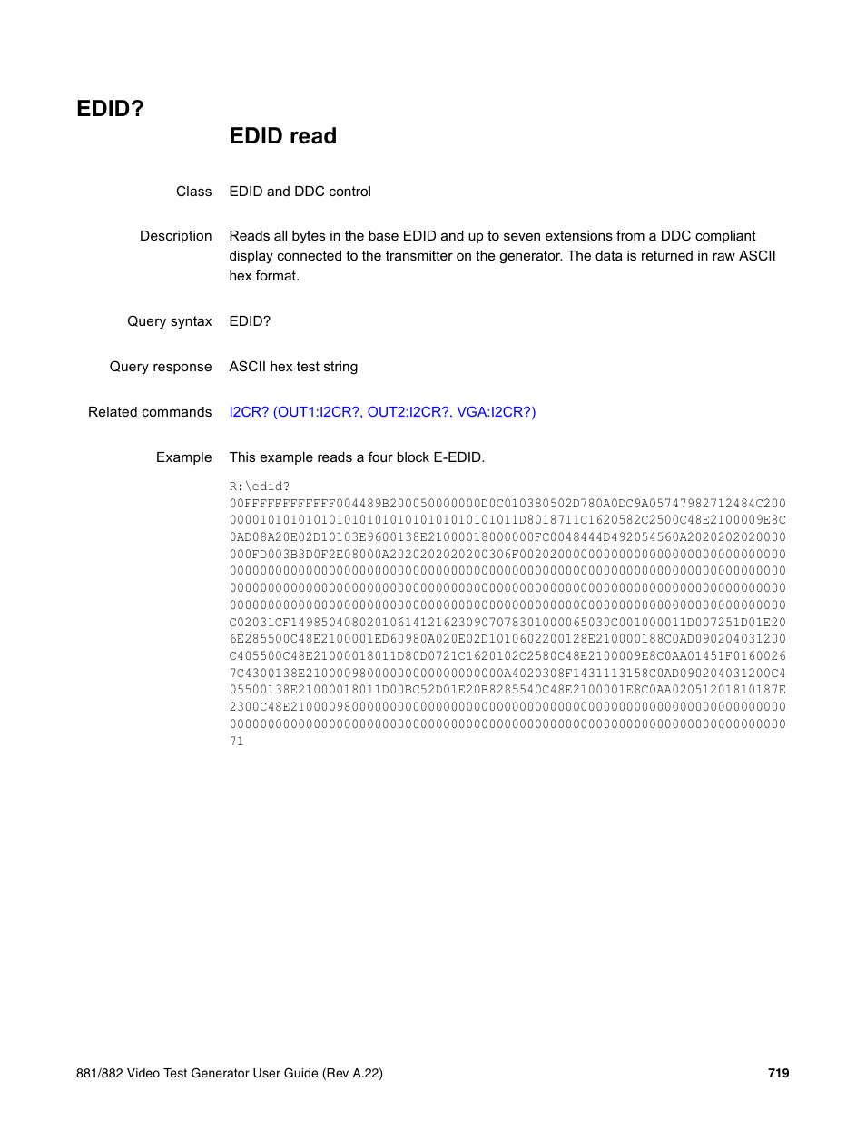 Edid | Quantum Data 881 User Manual | Page 835 / 1268