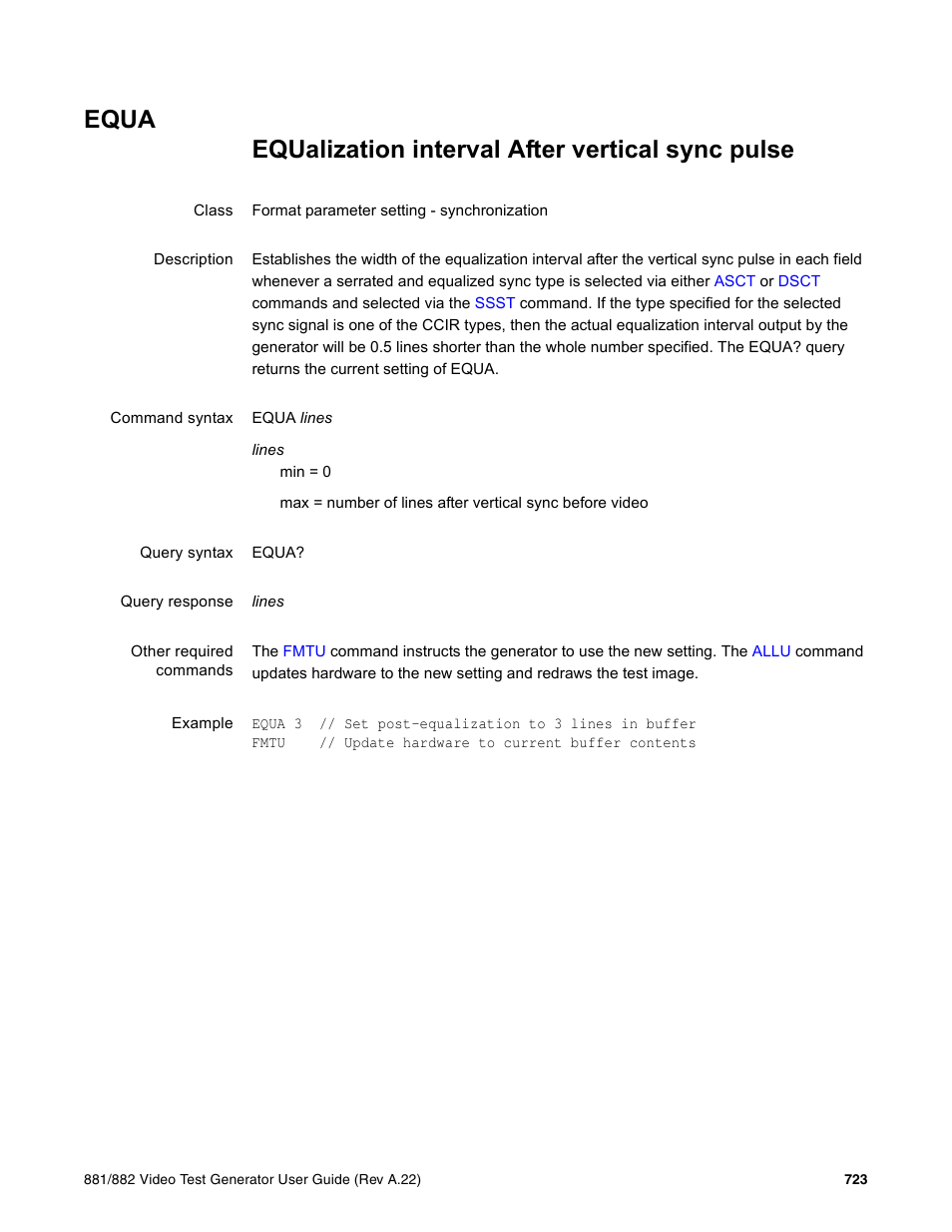 Equa | Quantum Data 881 User Manual | Page 839 / 1268