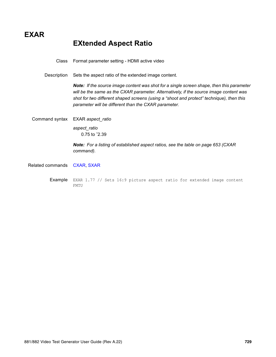 Exar | Quantum Data 881 User Manual | Page 845 / 1268