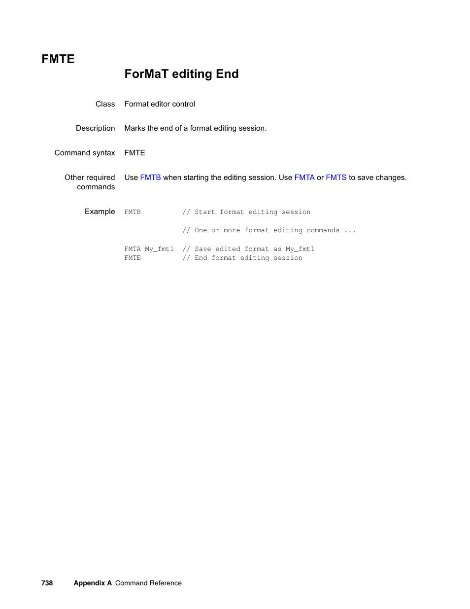 Fmte | Quantum Data 881 User Manual | Page 854 / 1268