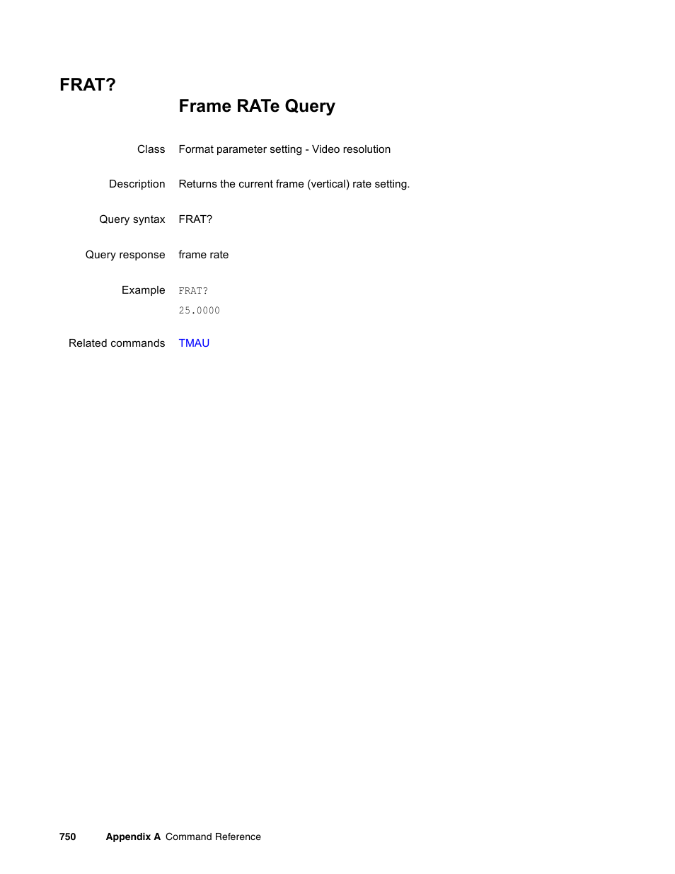 Frat | Quantum Data 881 User Manual | Page 866 / 1268