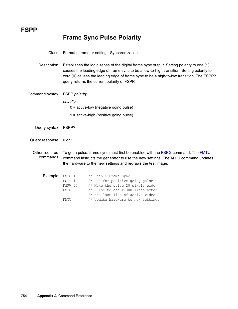 Fspp | Quantum Data 881 User Manual | Page 870 / 1268