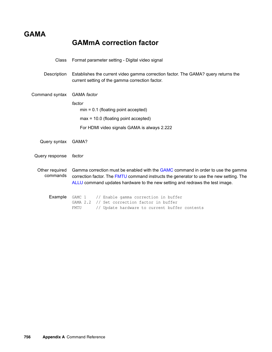 Gama | Quantum Data 881 User Manual | Page 872 / 1268