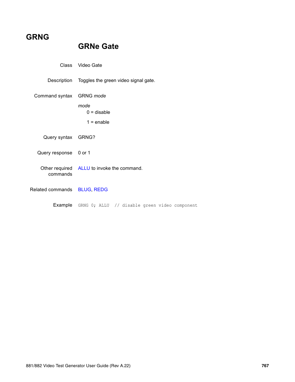 Grng | Quantum Data 881 User Manual | Page 883 / 1268