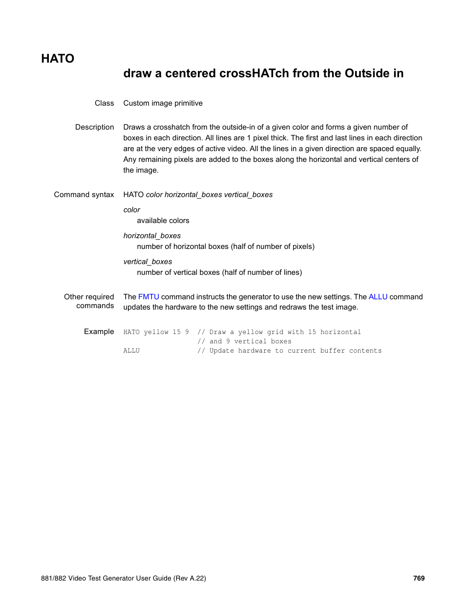 Hato | Quantum Data 881 User Manual | Page 885 / 1268