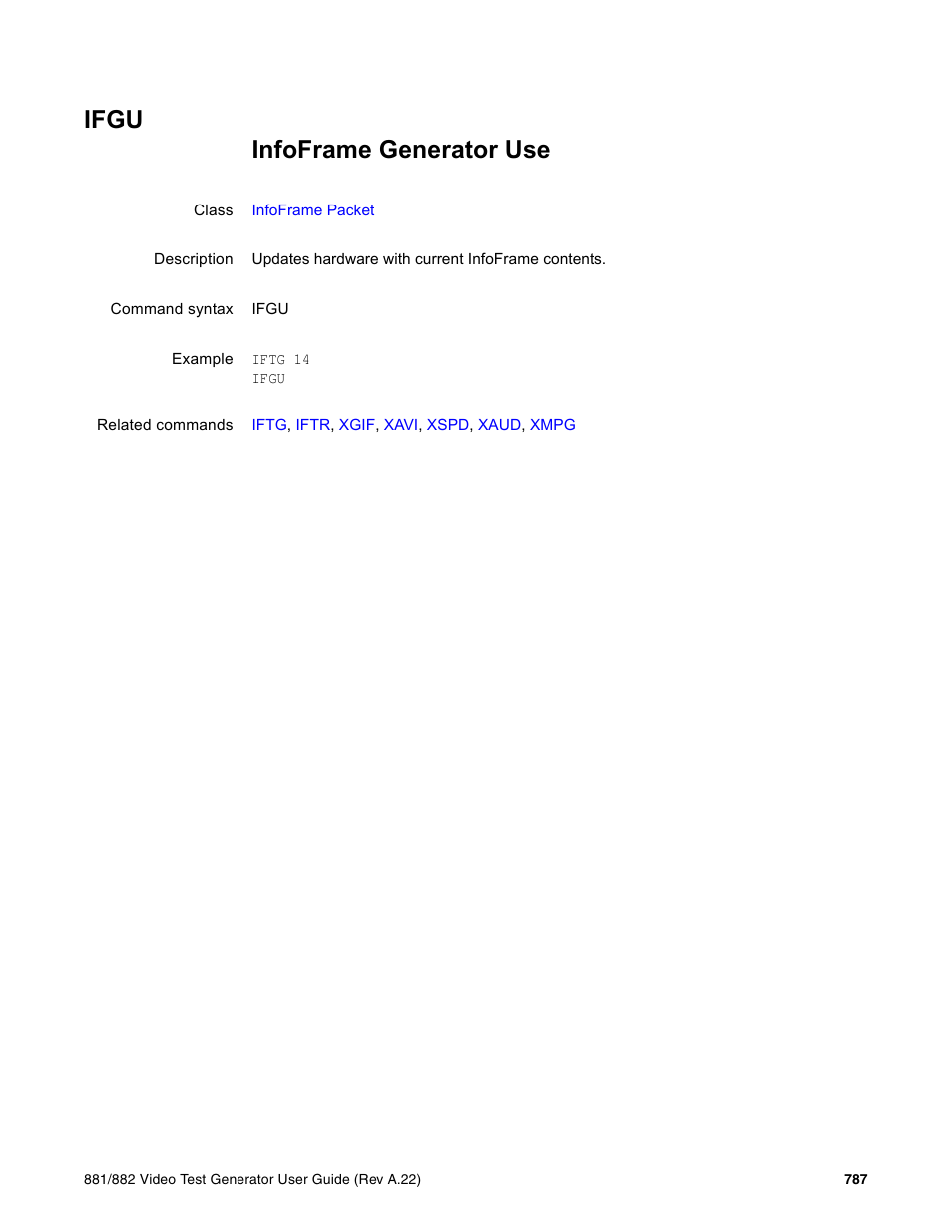 Ifgu | Quantum Data 881 User Manual | Page 903 / 1268