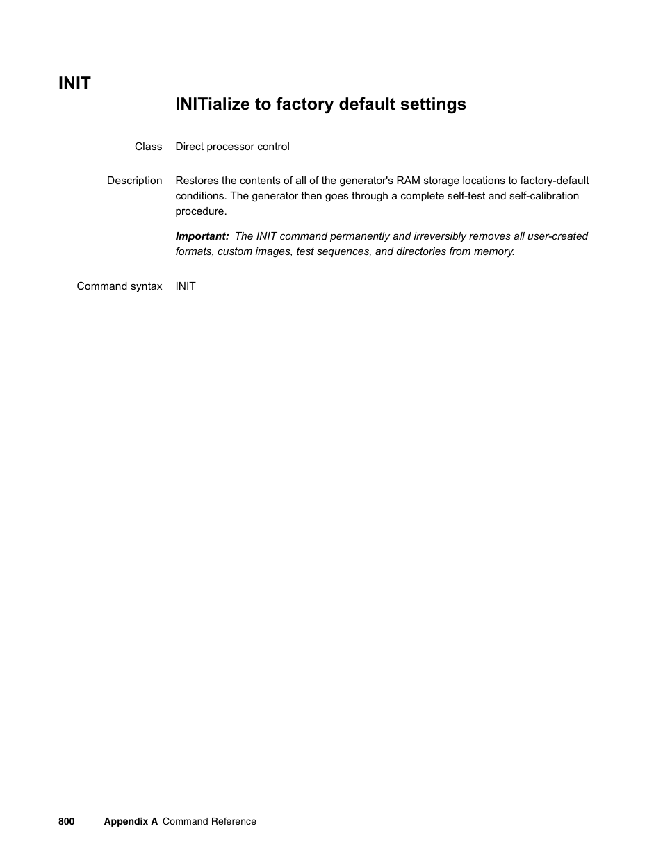 Init | Quantum Data 881 User Manual | Page 916 / 1268