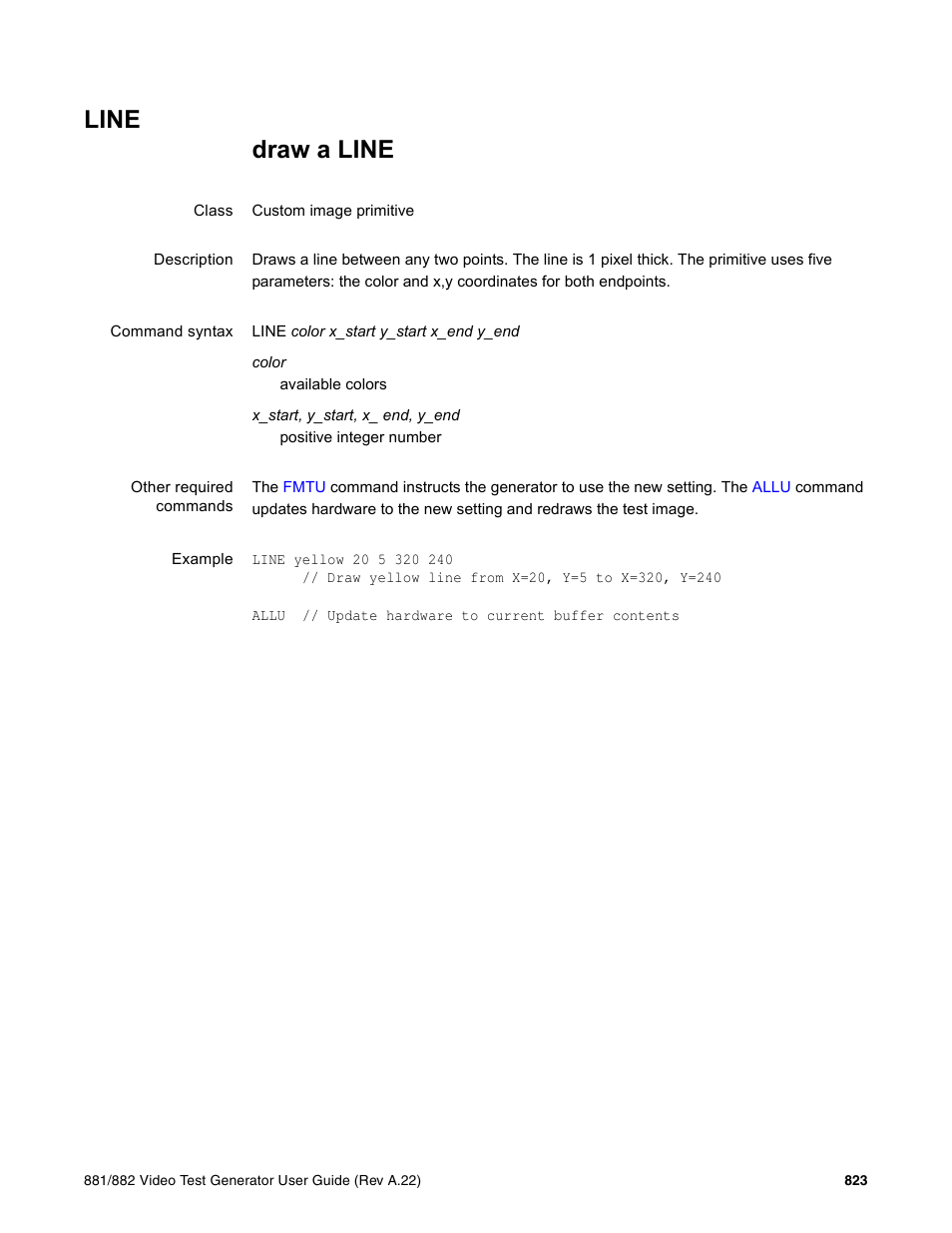 Line | Quantum Data 881 User Manual | Page 939 / 1268