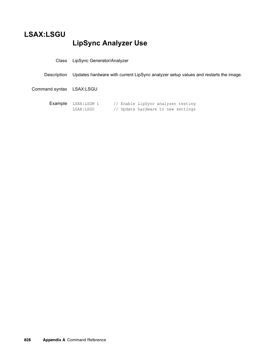 Lsax:lsgu | Quantum Data 881 User Manual | Page 944 / 1268