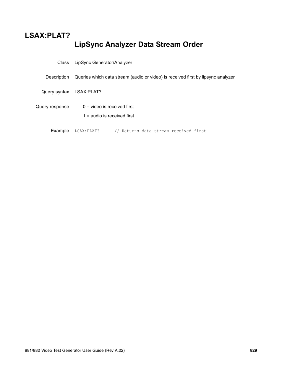 Lsax:plat | Quantum Data 881 User Manual | Page 945 / 1268