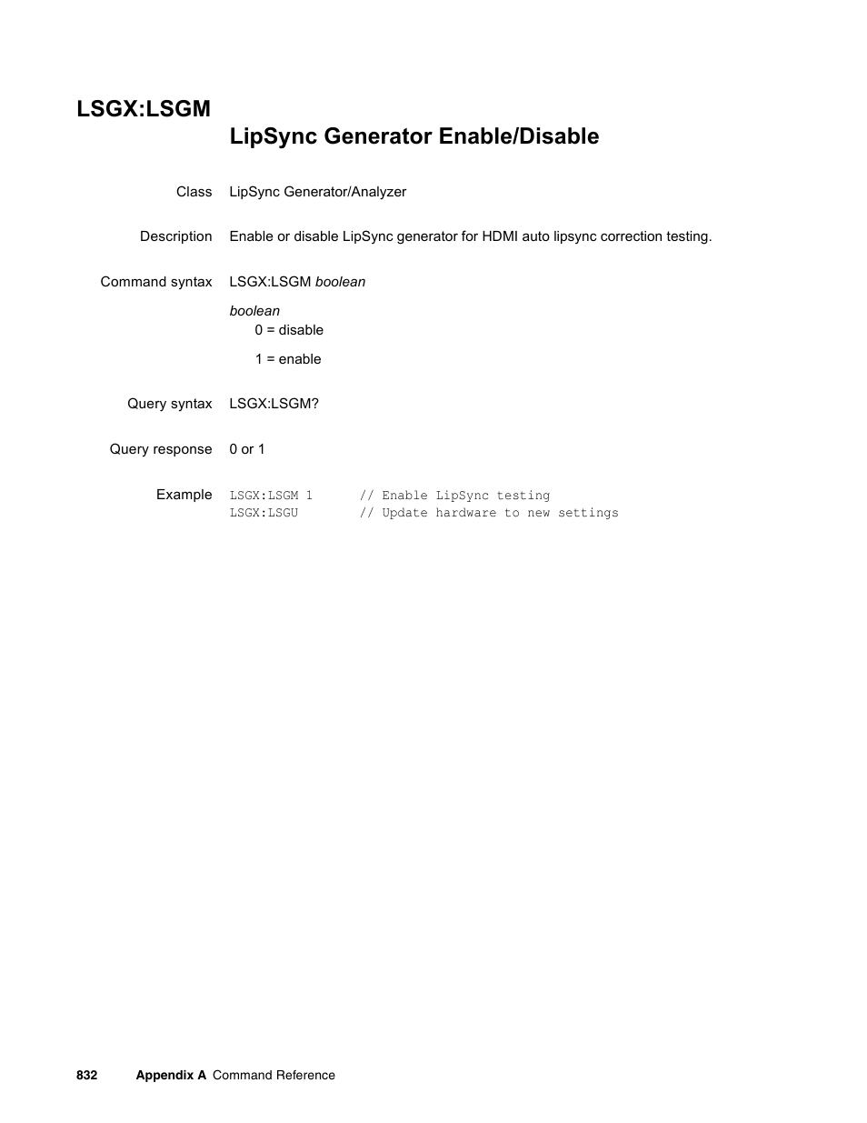 Lsgx:lsgm | Quantum Data 881 User Manual | Page 948 / 1268