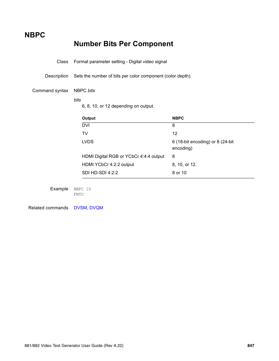 Nbpc | Quantum Data 881 User Manual | Page 963 / 1268