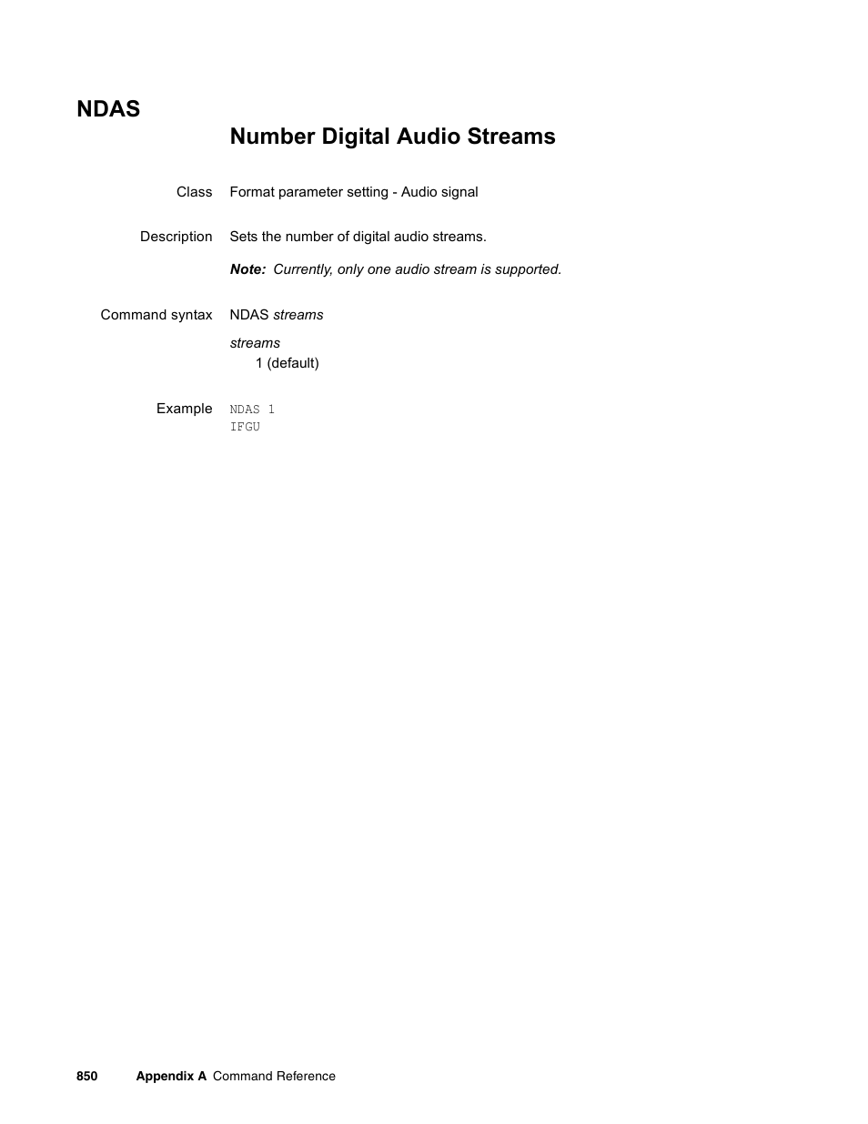 Ndas | Quantum Data 881 User Manual | Page 966 / 1268