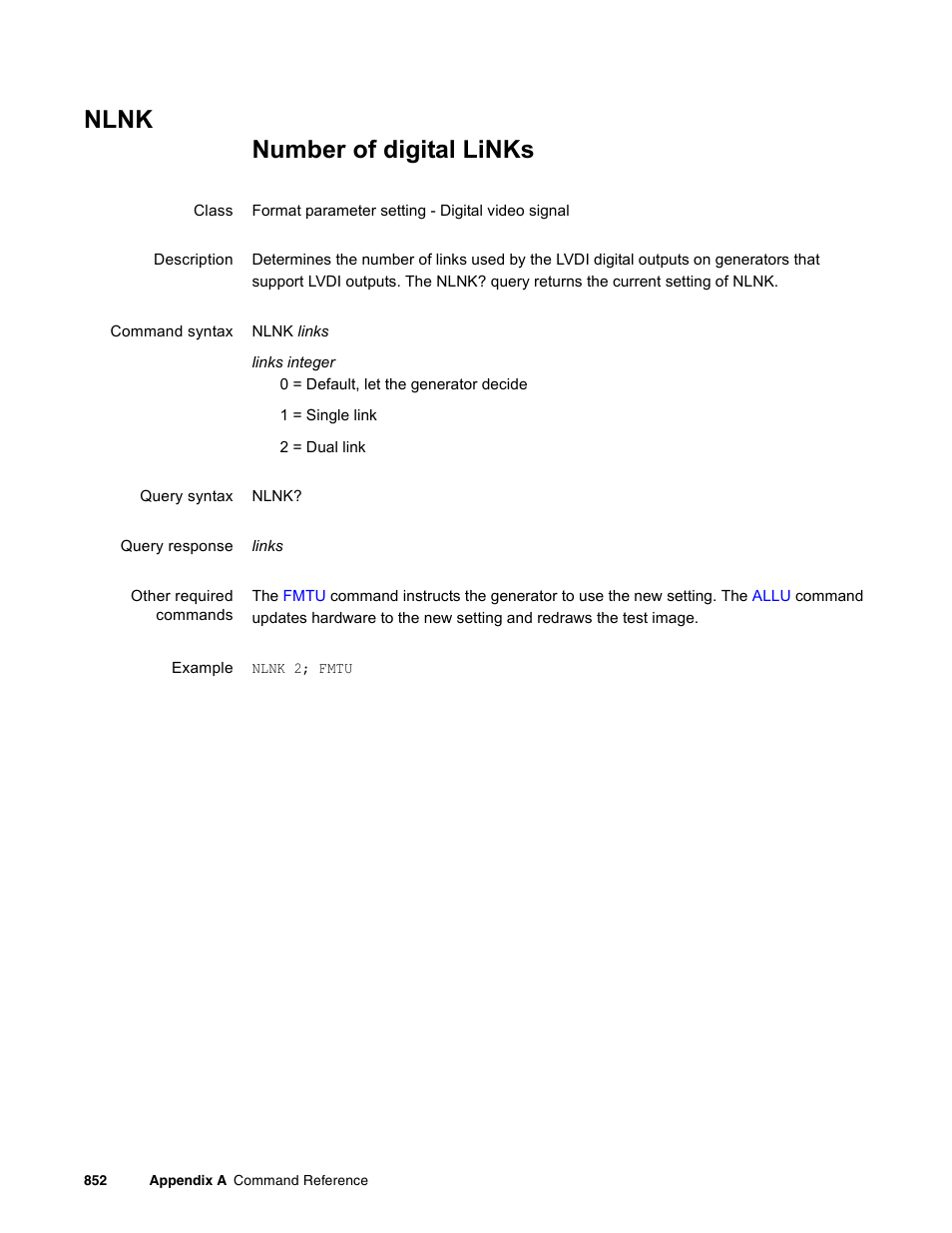 Nlnk, A:ad | Quantum Data 881 User Manual | Page 968 / 1268