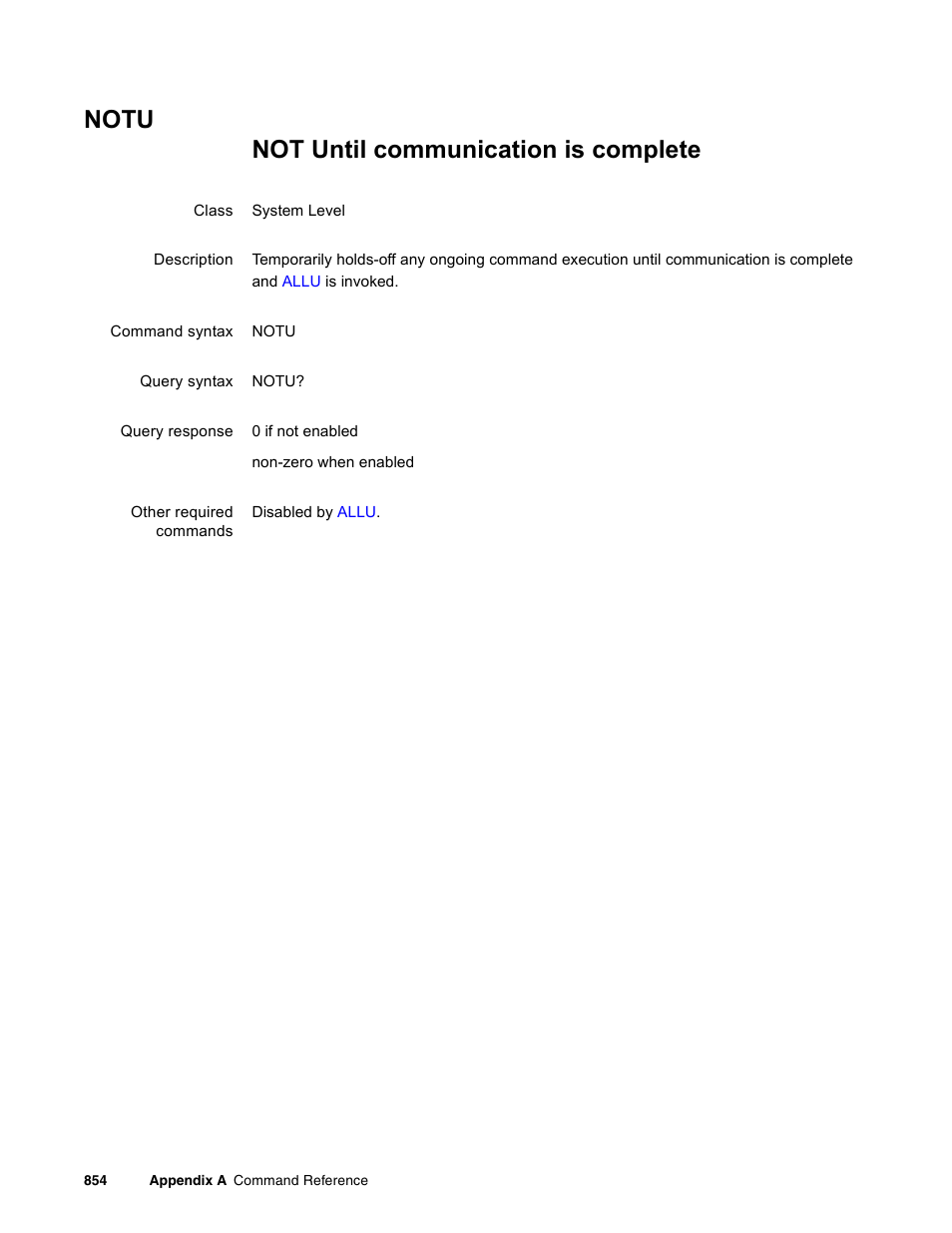 Notu | Quantum Data 881 User Manual | Page 970 / 1268