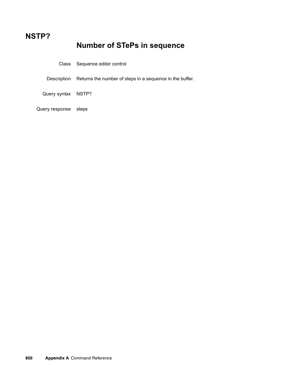 Nstp | Quantum Data 881 User Manual | Page 972 / 1268