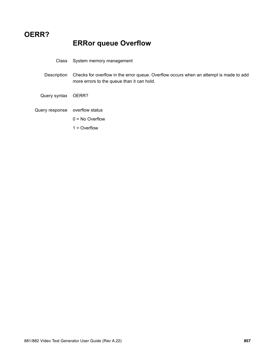 Oerr | Quantum Data 881 User Manual | Page 973 / 1268