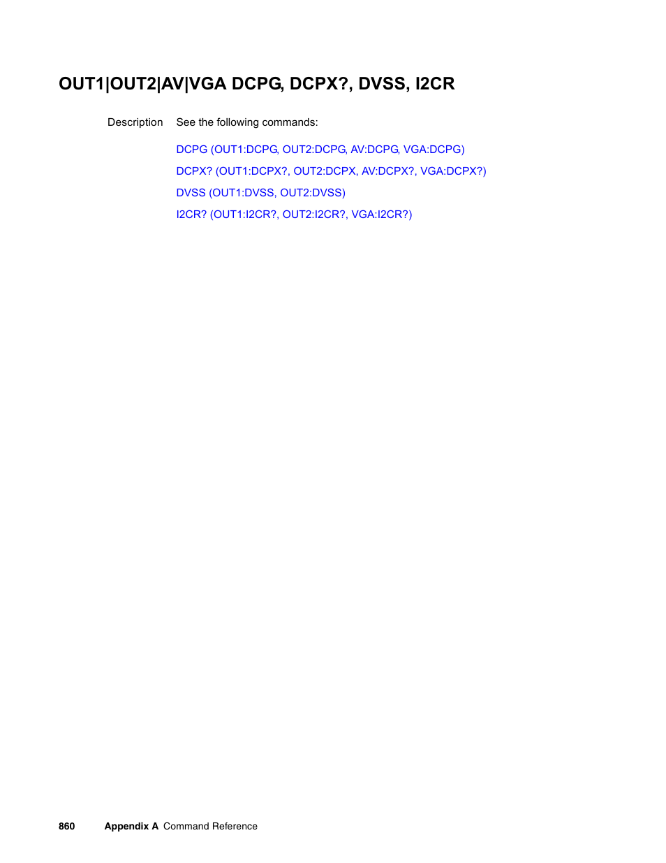 Out1|out2|av|vga dcpg, dcpx?, dvss, i2cr, 7'$>m 7'$/m m ( (@ 96 | Quantum Data 881 User Manual | Page 976 / 1268