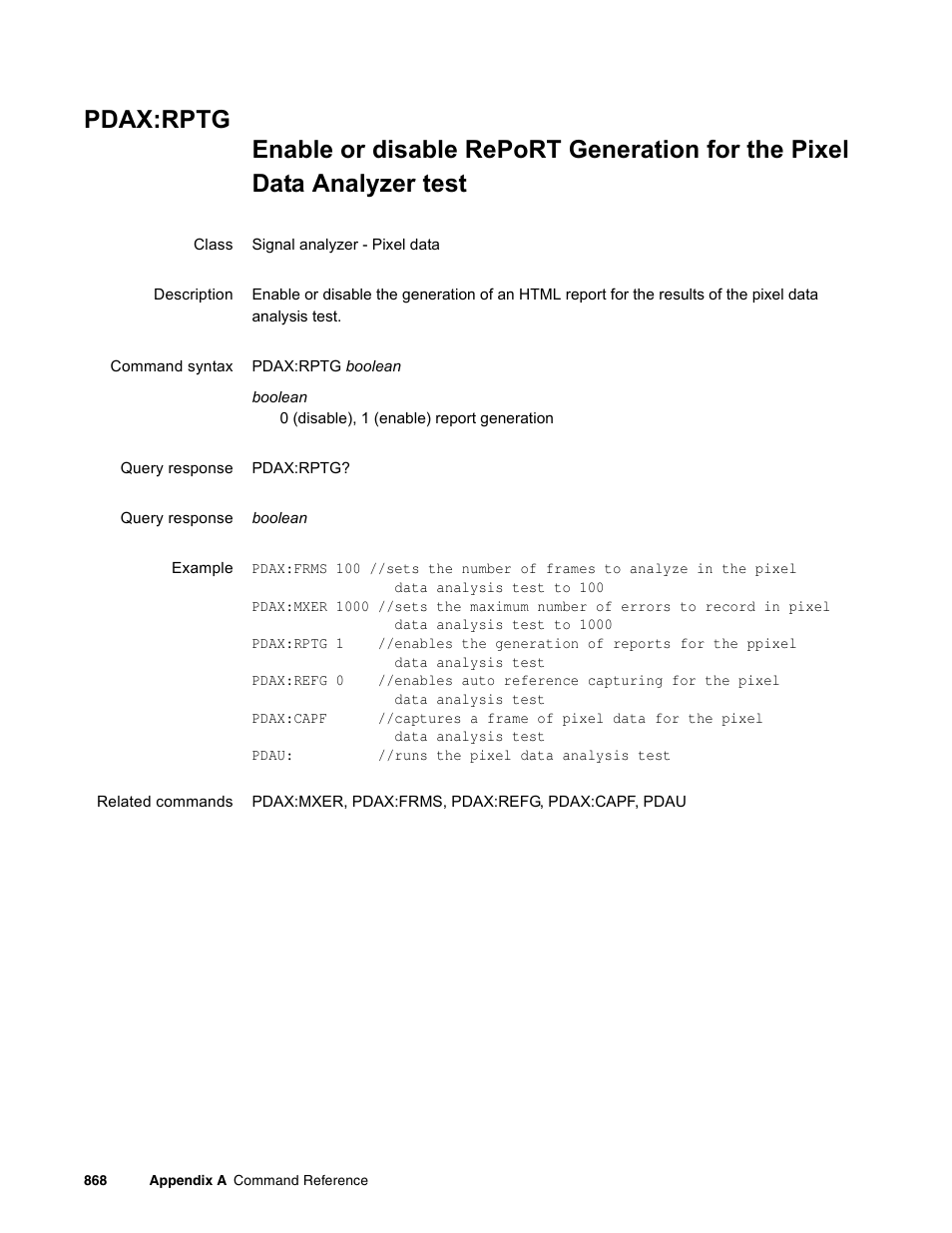 Pdax:rptg | Quantum Data 881 User Manual | Page 984 / 1268