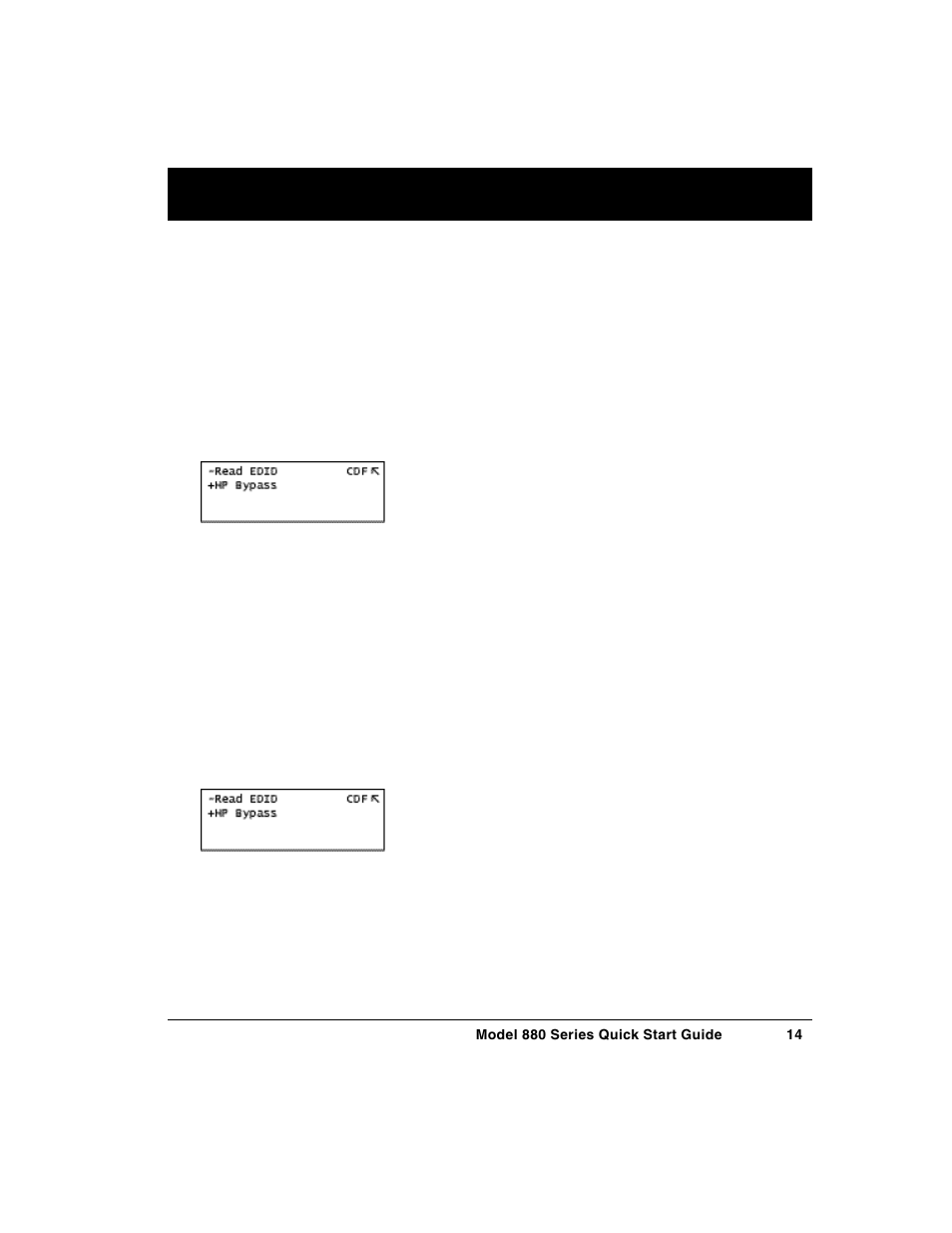 Selecting video formats | Quantum Data 880 User Manual | Page 14 / 29