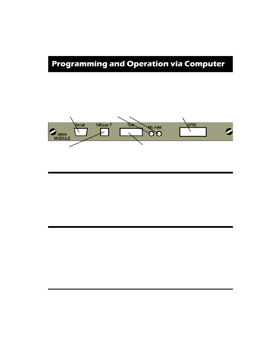 Programming and operation via computer, Computer data ports, Video generator manager (vgm) | Software developers kit (sdk) for windows | Quantum Data 822S User Manual | Page 9 / 12
