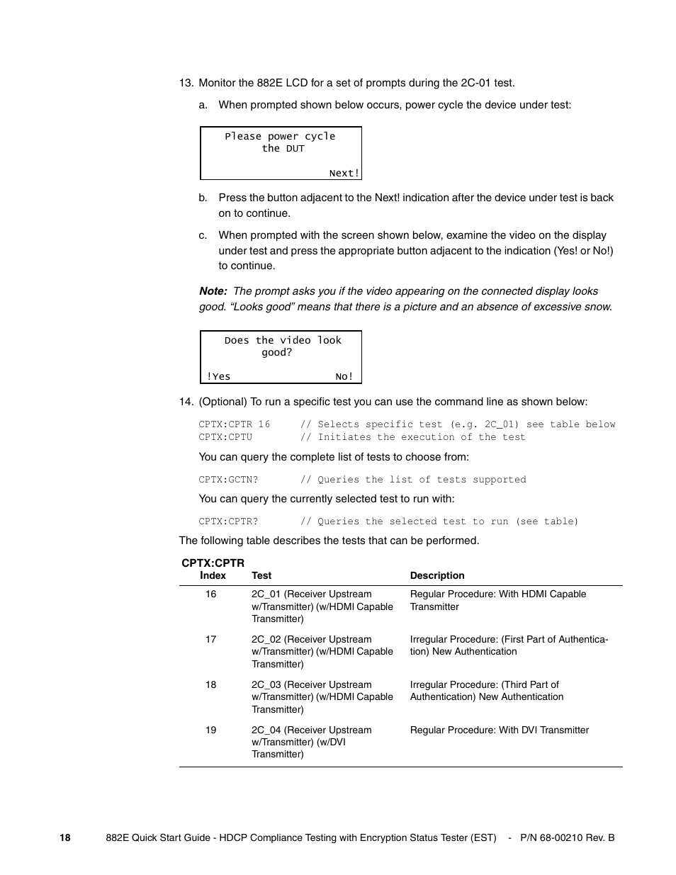Quantum Data 882E User Manual | Page 19 / 48