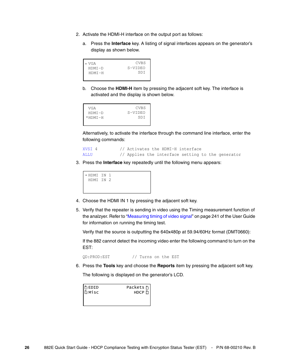 Quantum Data 882E User Manual | Page 27 / 48