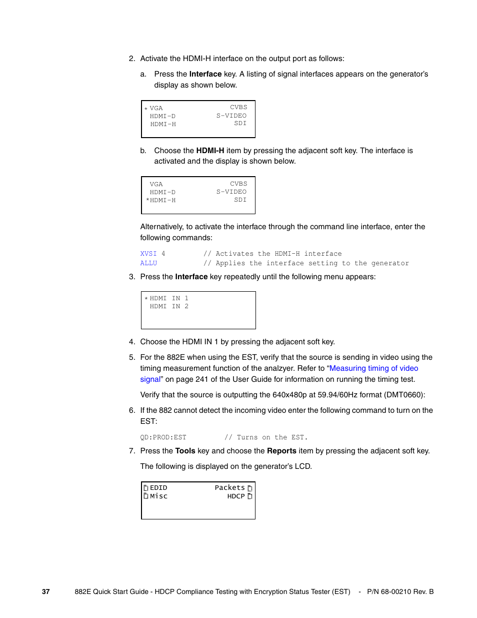 Quantum Data 882E User Manual | Page 38 / 48