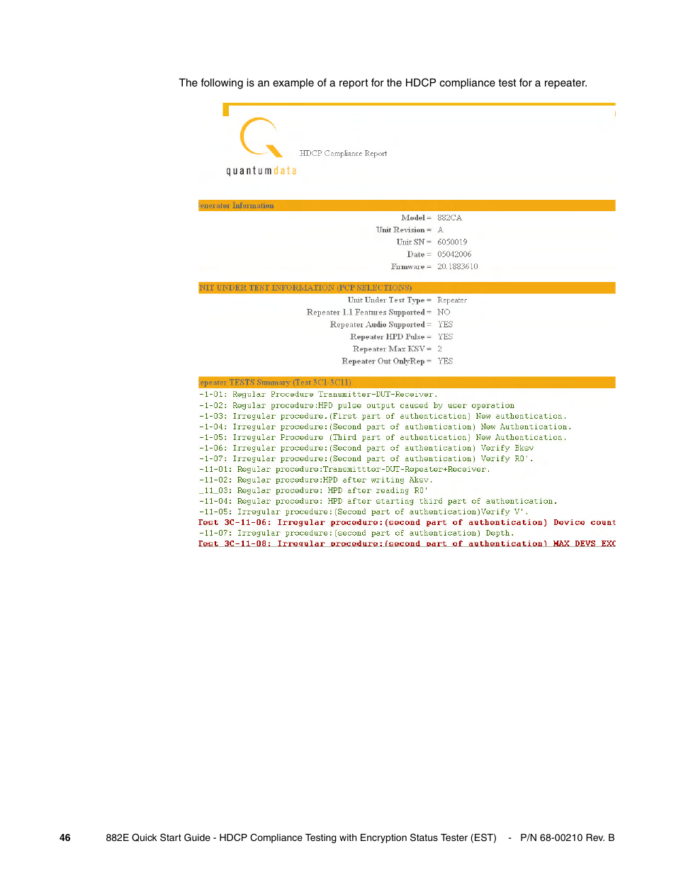 Quantum Data 882E User Manual | Page 47 / 48