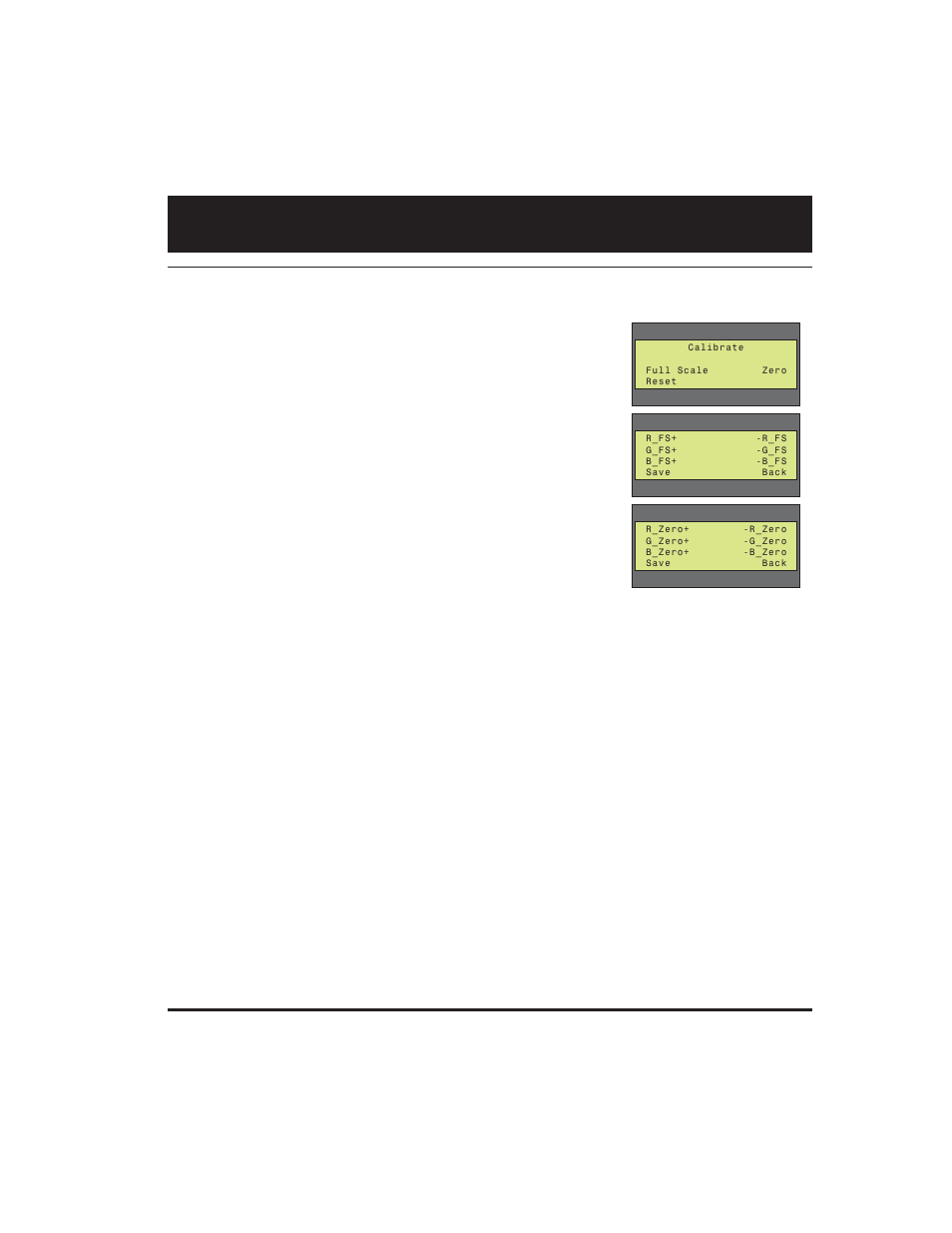 Calibrating, Calibrating outputs | Quantum Data 700 Series User Manual | Page 10 / 27
