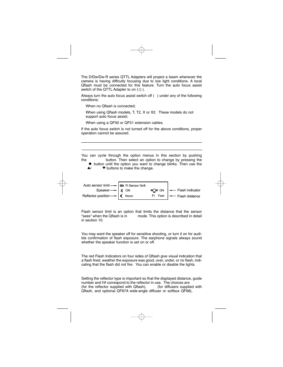 Basic options | Quantum Instruments QFX5d-R User Manual | Page 12 / 40
