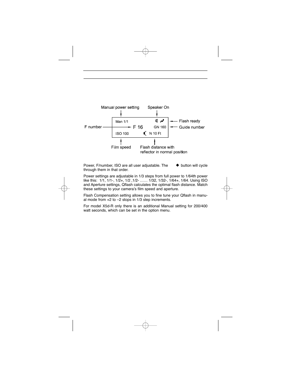 Manual mode operation | Quantum Instruments QFX5d-R User Manual | Page 16 / 40