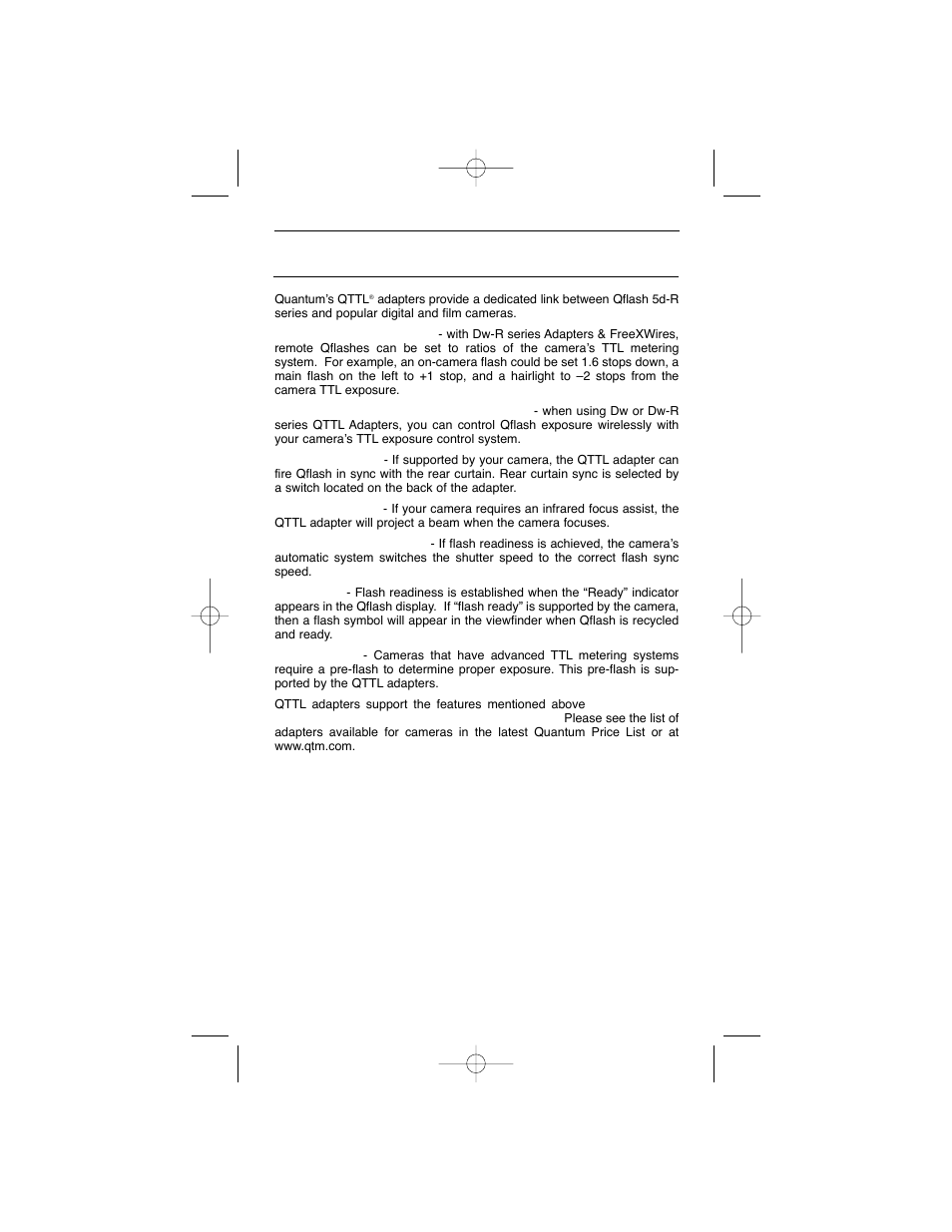 Quantum Instruments QFX5d-R User Manual | Page 7 / 40