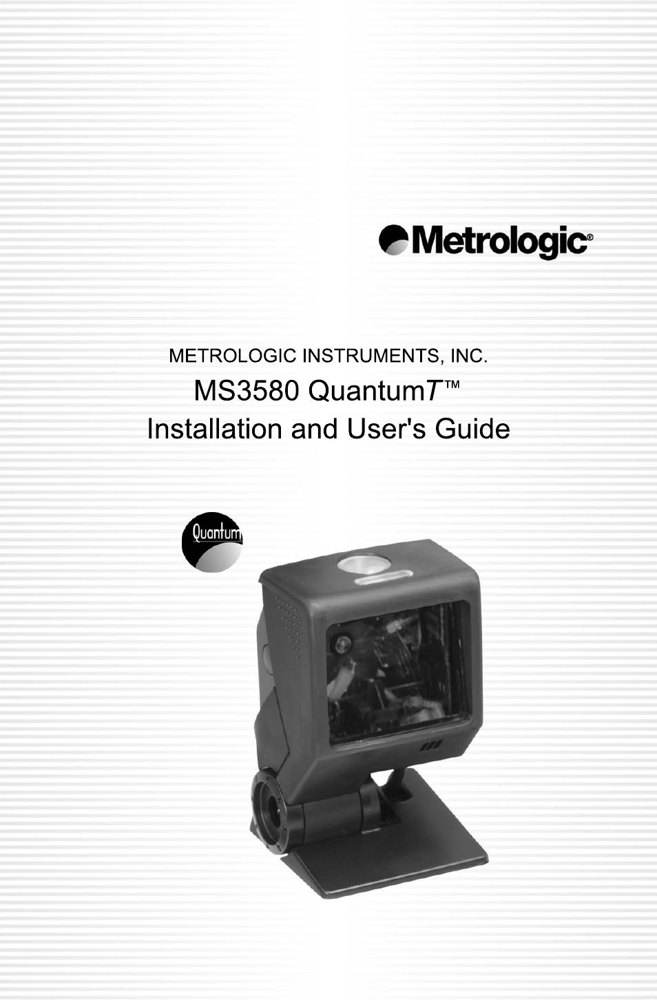 Quantum Instruments MS3580 User Manual | 56 pages