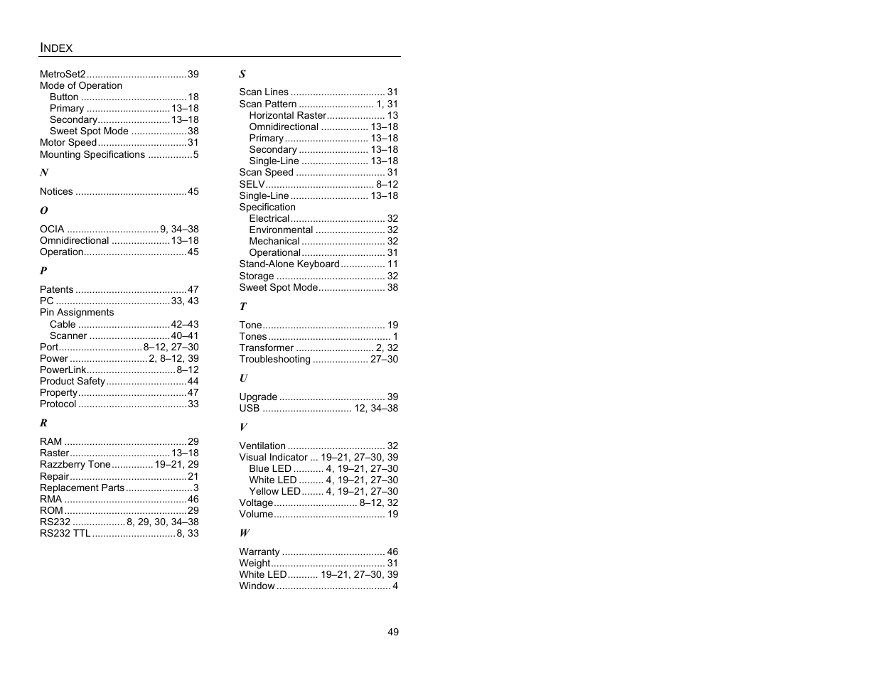 Quantum Instruments MS3580 User Manual | Page 53 / 56